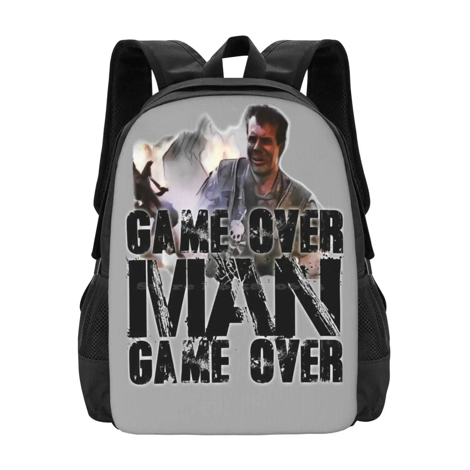 

Мужской игровой рюкзак, вместительный Школьный рюкзак, сумки для ноутбука, Классический игровой костюм Hudsom, пришельцев, Билл Пакстон, цитата