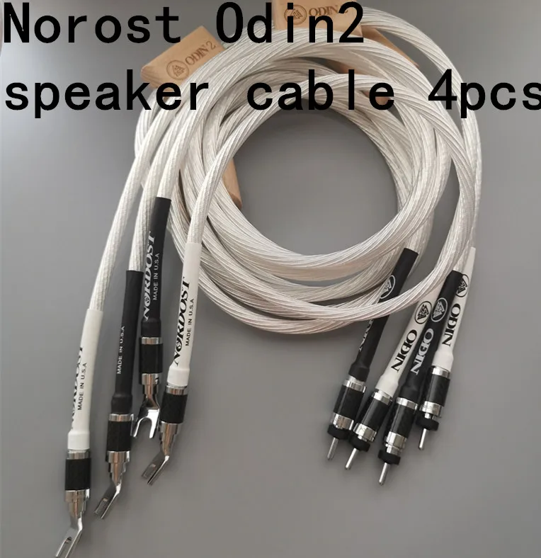 Nordost Odin Стерлинговое Серебро флагманский аудио кабель HiFi динамик усилитель аудиофил провод с высококлассным разъемом FURUTECH 1 комплект из 4 шт.