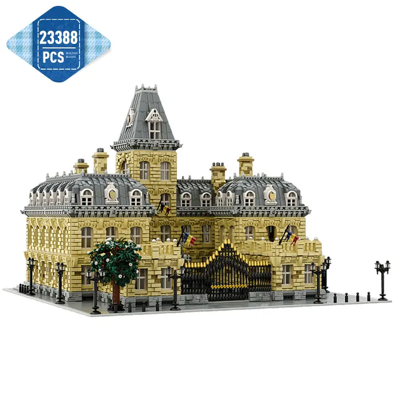 

Строительный блок Moc французский архитектурный дворец разных видов известный во всем мире дворец модель 23388 шт. городская улица сцена игрушки подарок