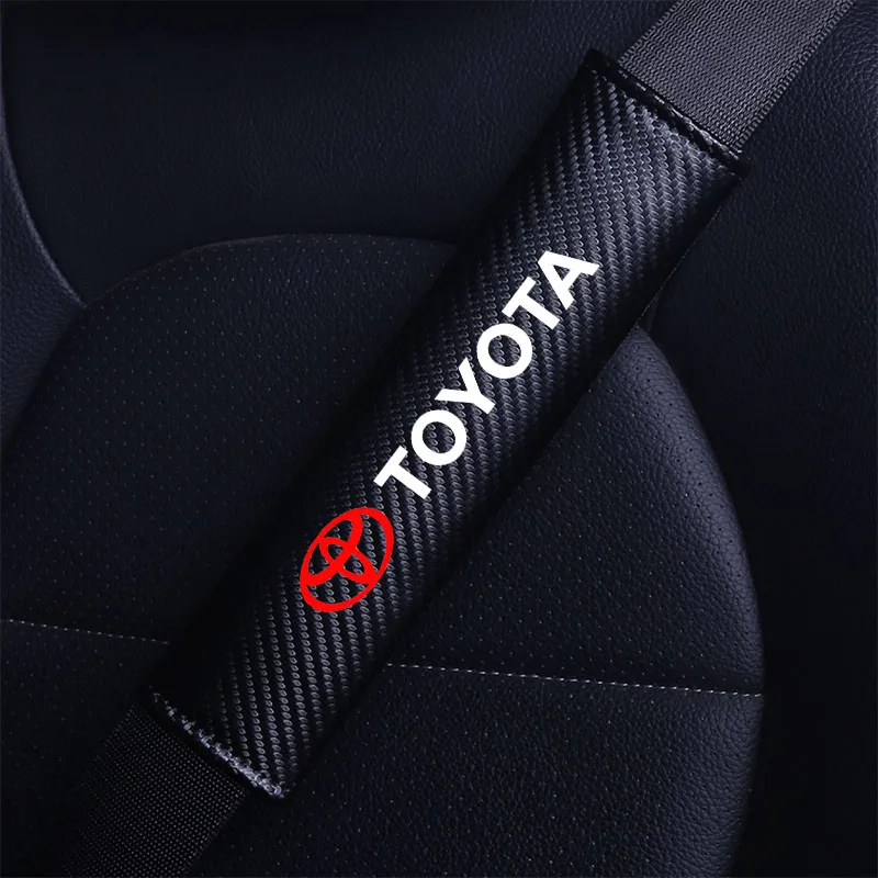 Seat Belt Safety Belt Shoulder Strap Pad Cover Harness Pads Pillow Children Protection For Toyota Camry Corolla C-hr Rav4 Yaris