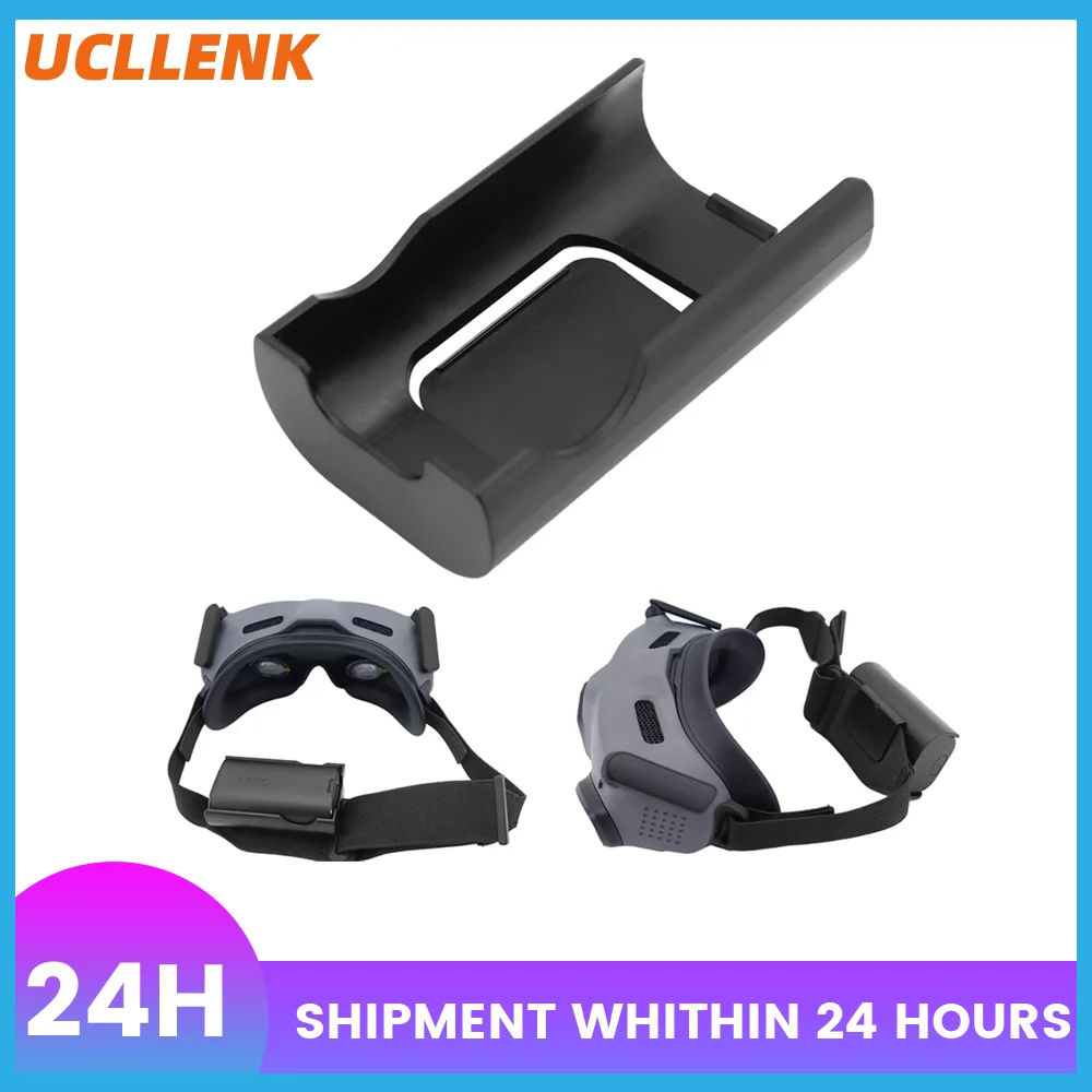 Battery Storage Case For Avata FPV Battery Holder Headband Back Clip Holder For DJI Avata Goggles V2 V1 Glasses Accessories
