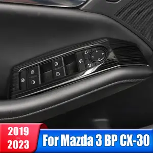 Car Interior Sticker For MAZDA 3 BN BM BP 2013-2025 Lifting Window Panel  Decal Gear Box Dashboard Protective Film Auto Accessory