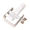 Frosted Rolling Toothpaste Squeezer Tightener Squeezing Tool Tube Wringer Aluminum Silver Tooth Paste Dispenser Lazy 5