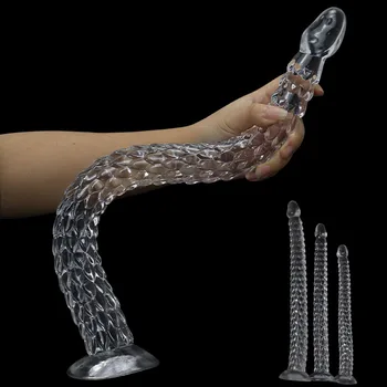 Dragon Scale Tentacle Dildo Raised Polka Dot Long Deep Soft Anal Plug With Strong Suction Cup Buttplug Adults Erotic Sex Sm Toys 1