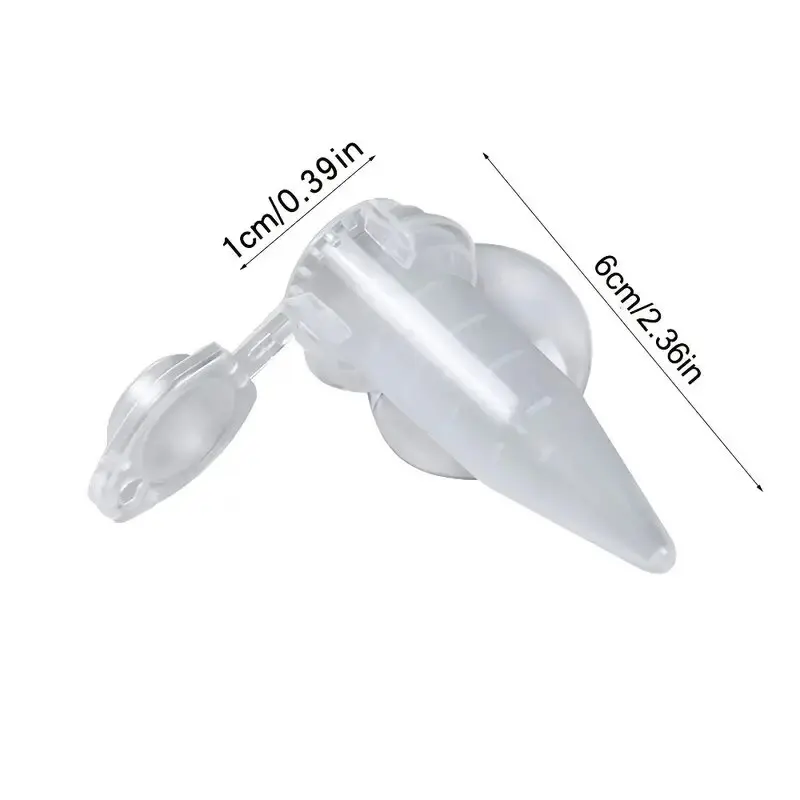 Brine Shrimp Egg Incubator Feeder 2pcs Guppy Small Fish Clear Acrylic Aquarium Hatchery Tool Suction Cup