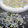 50pcs Transparent Bow Nail Art Parts Charms Bulk Shiny Mini Resin Ribbon Nail Rhinestones DIY Summer Nail Art Decor Accessories 4