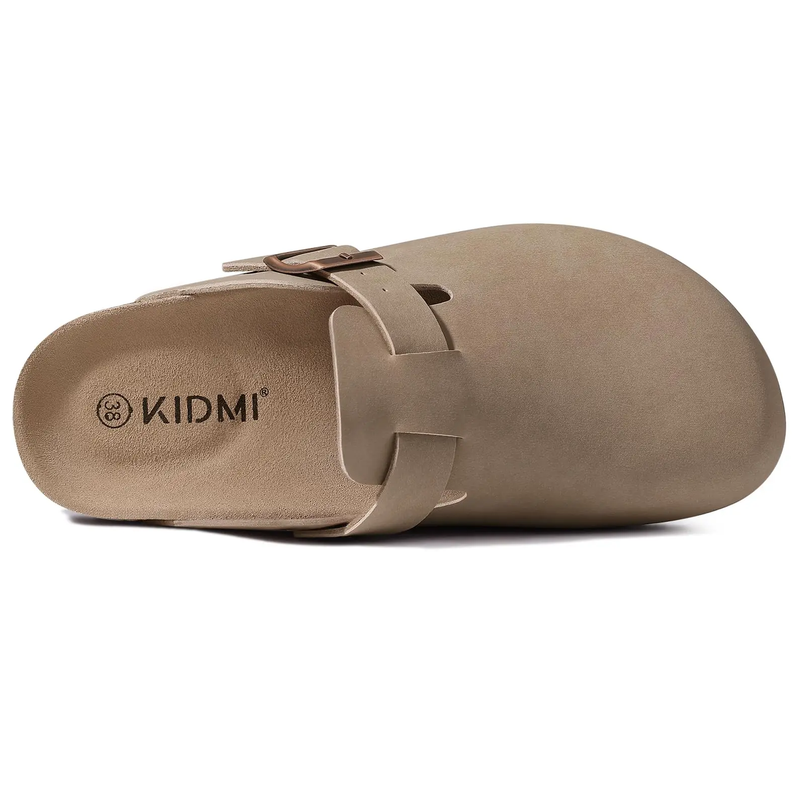 Gacimy Vegan Leather Cork Clogs With Arch Support Unisex Mules_voghion.com