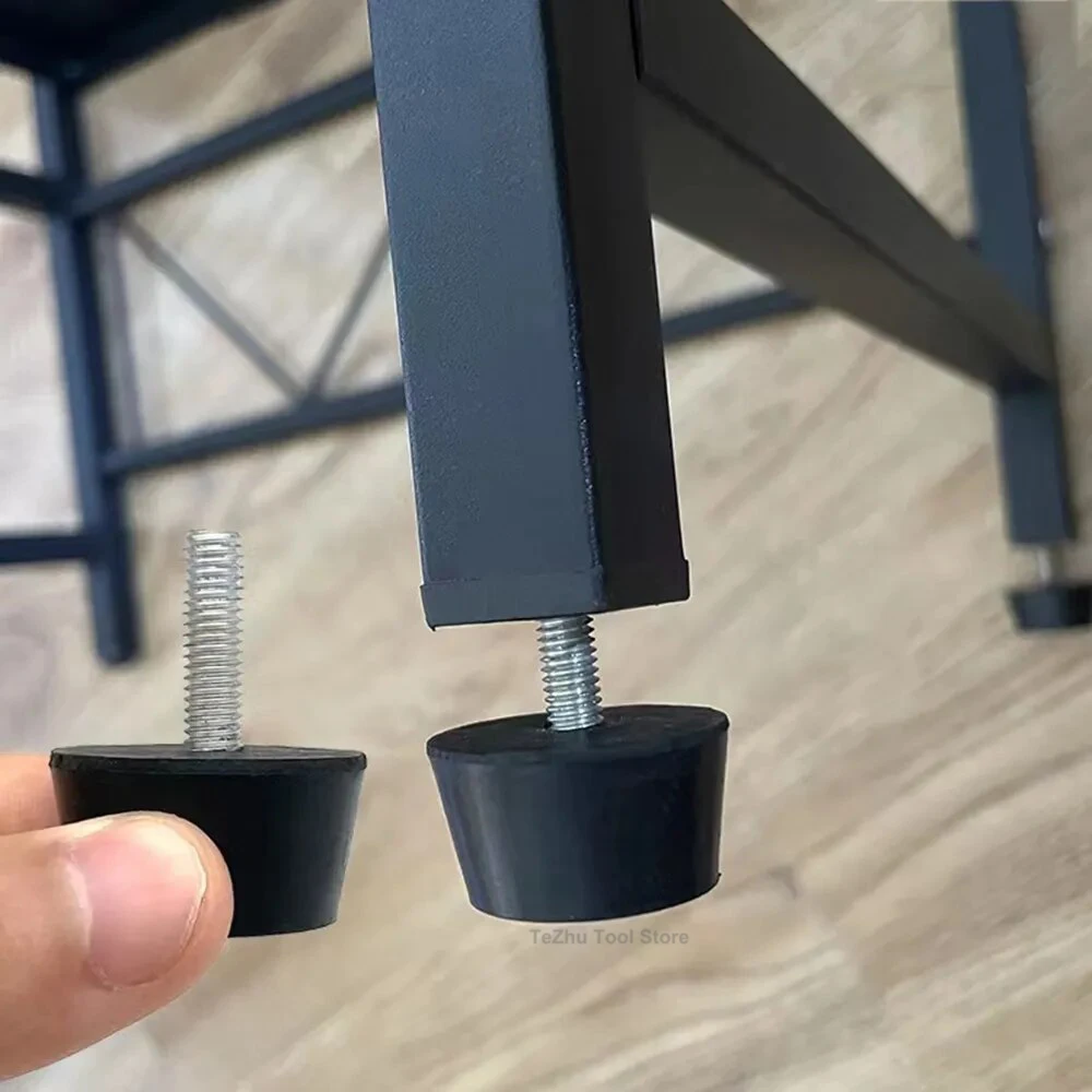 M6 M8 M10 Piedini Regolabili In Gomma Pad Con Ve Tavolo Sedia Balck Livellamento Piede Pad Mobili Gamba Protezioni Antiurto - Foto 10