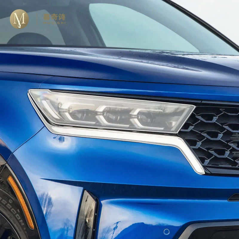 For Kia Sorento MQ4 2021 2023 Car Exterior Headlight Anti scratch TPU