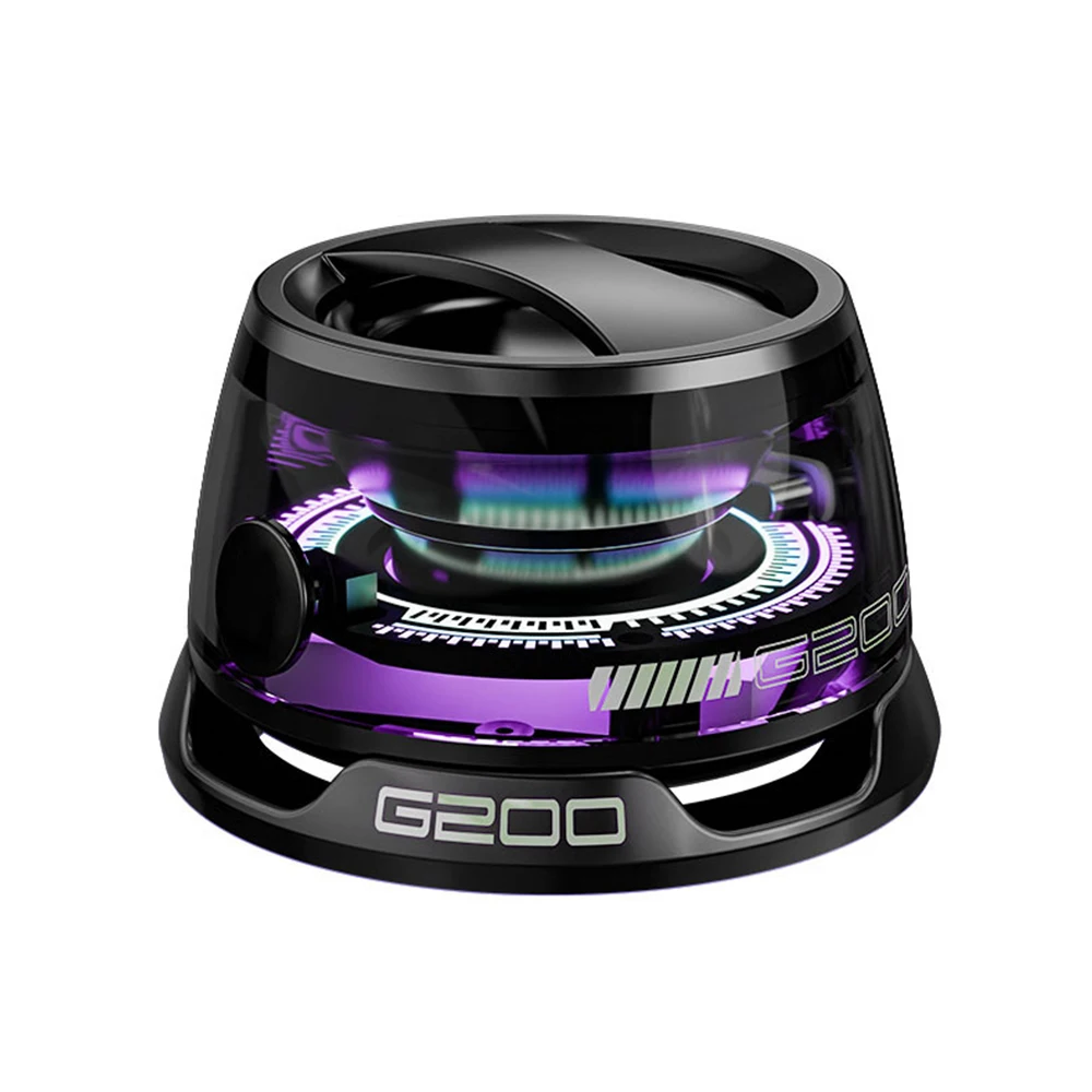 Mini Bluetooth Speaker G200 Magnetic Portable Bluetooth 5.3 Speaker Mini Sound Box Multifunctional LED Color Light Stereo Soundbar Wireless Loudspeaker