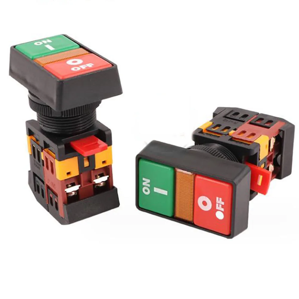 Φ/AS22/APBB-22 On/Off Start Stop, кнопочный переключатель 20A/380V, самосброс/Мгновенный быстродействующий переключатель