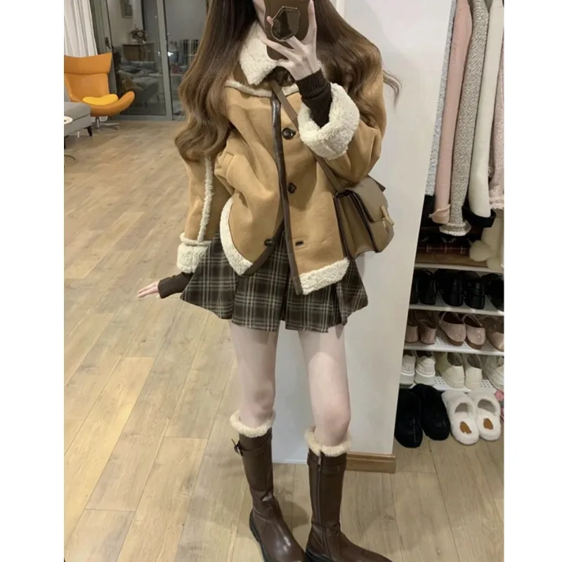 

Korean Fashion Waistband Tied Cotton Jacket for Women's Winter 2023 New Mid Length Thick and Warm Jacket Female Clothing
