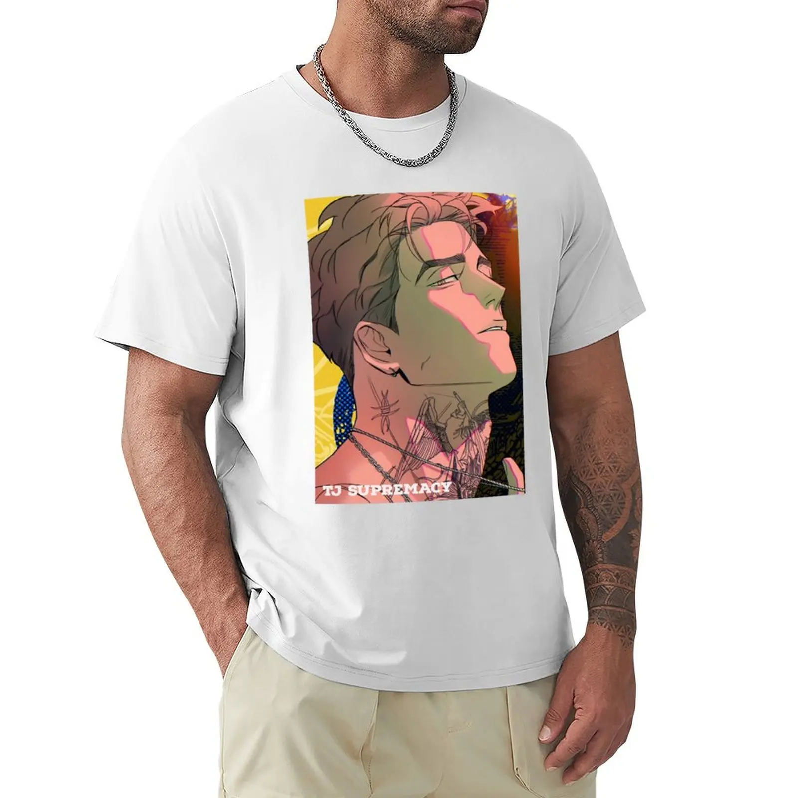 

TJ Taejoon Wet sand T-Shirt kawaii clothes new edition oversized t shirt men