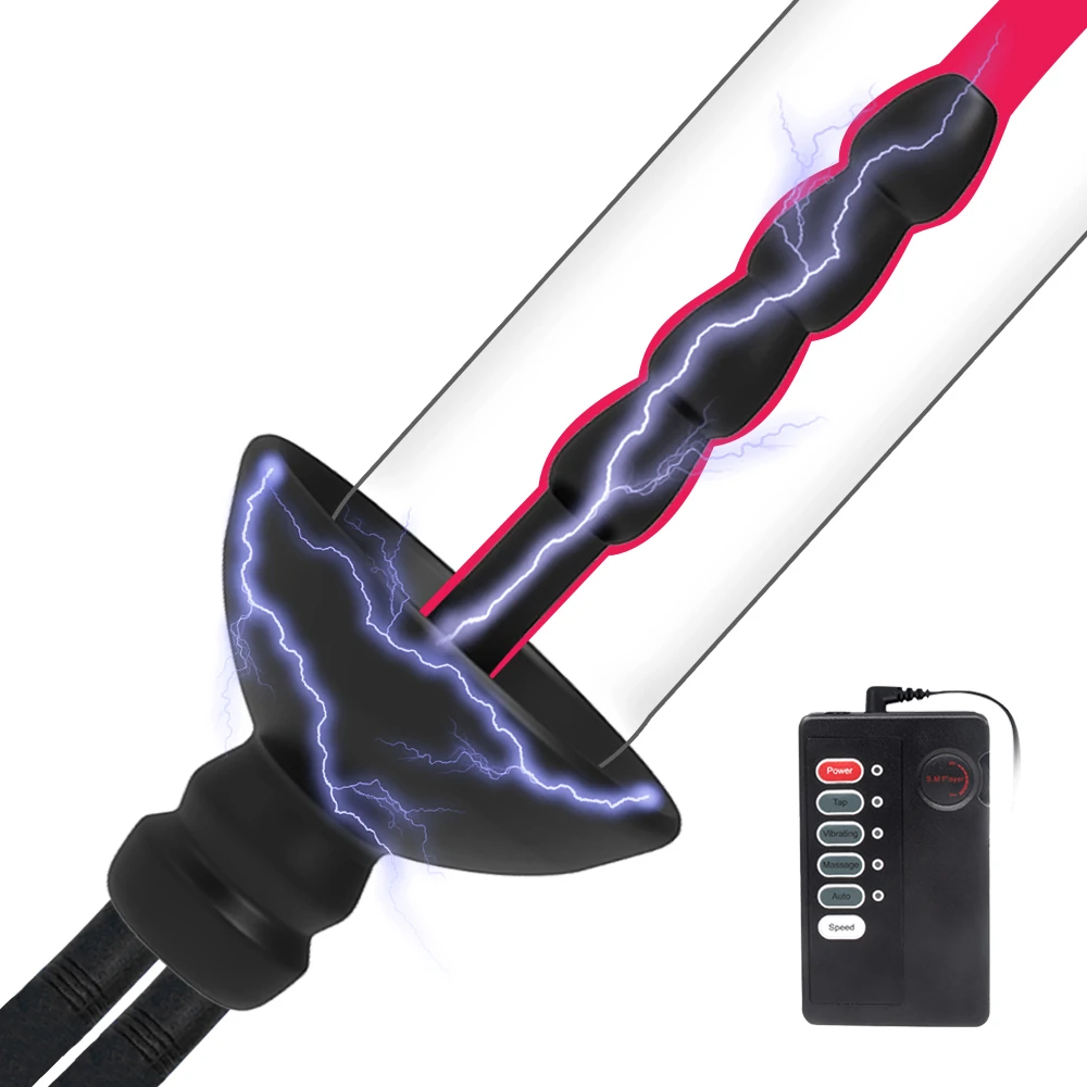 Urethra Masturbation Penis Plug Vibrator For Men Urethra Expansion Stimulator Penis Massager Electro Shock Vibrator For Adults_voghion.com