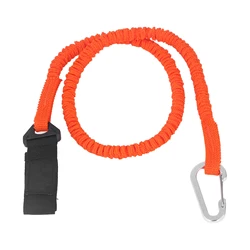 Elastic Paddle Leash with Corrosion Resistance (Orange)