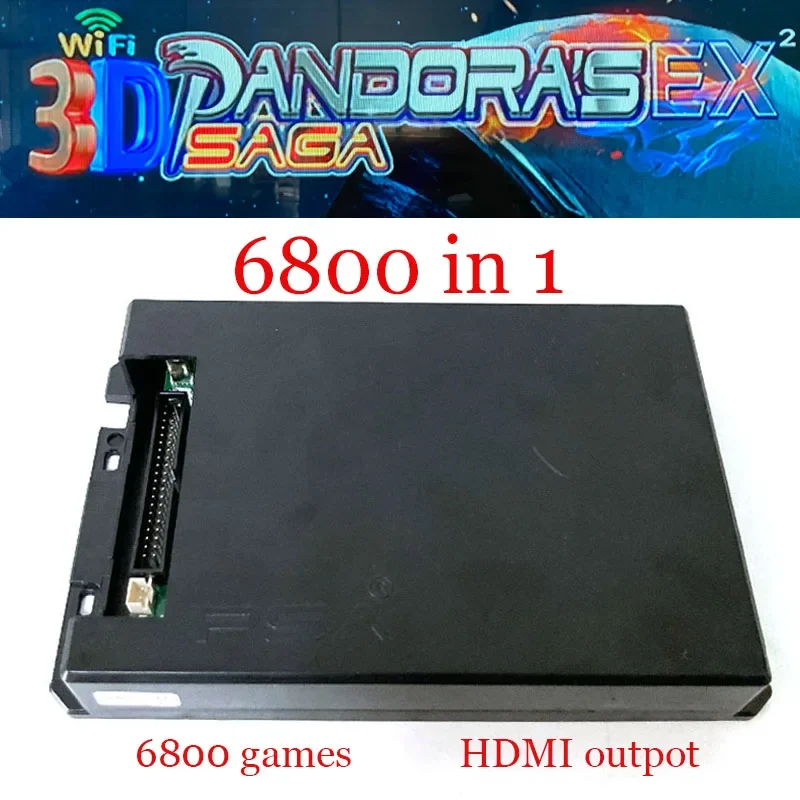 pandora-マザーボードwifi-64gpcbボード40phommaアーケードカートリッジhdmi-vga-6800-in-1