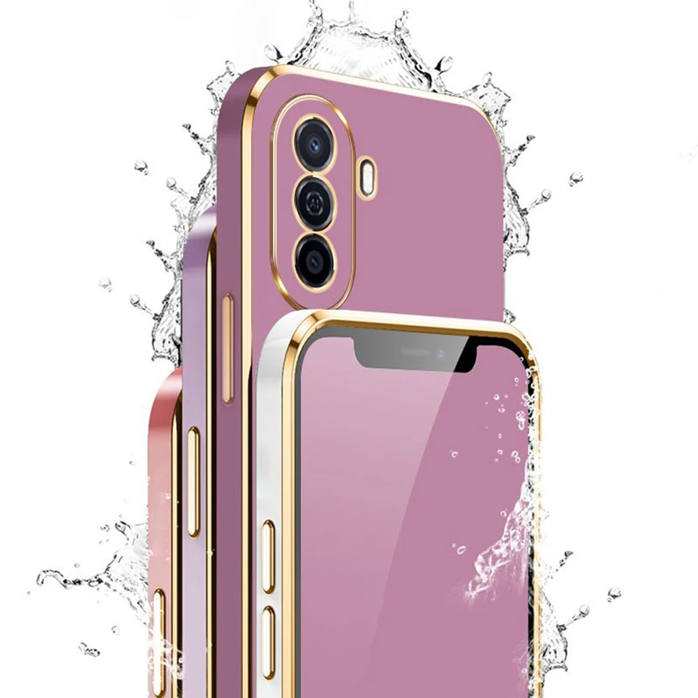 Luxurious Square Plating Shockproof Case