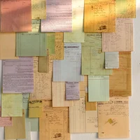 100pcs/pack Decor Scrapbook Vintage Materials Paper Combo Kit DIY Junk Journal Collage Photo Album Retro Background paper - Image 3
