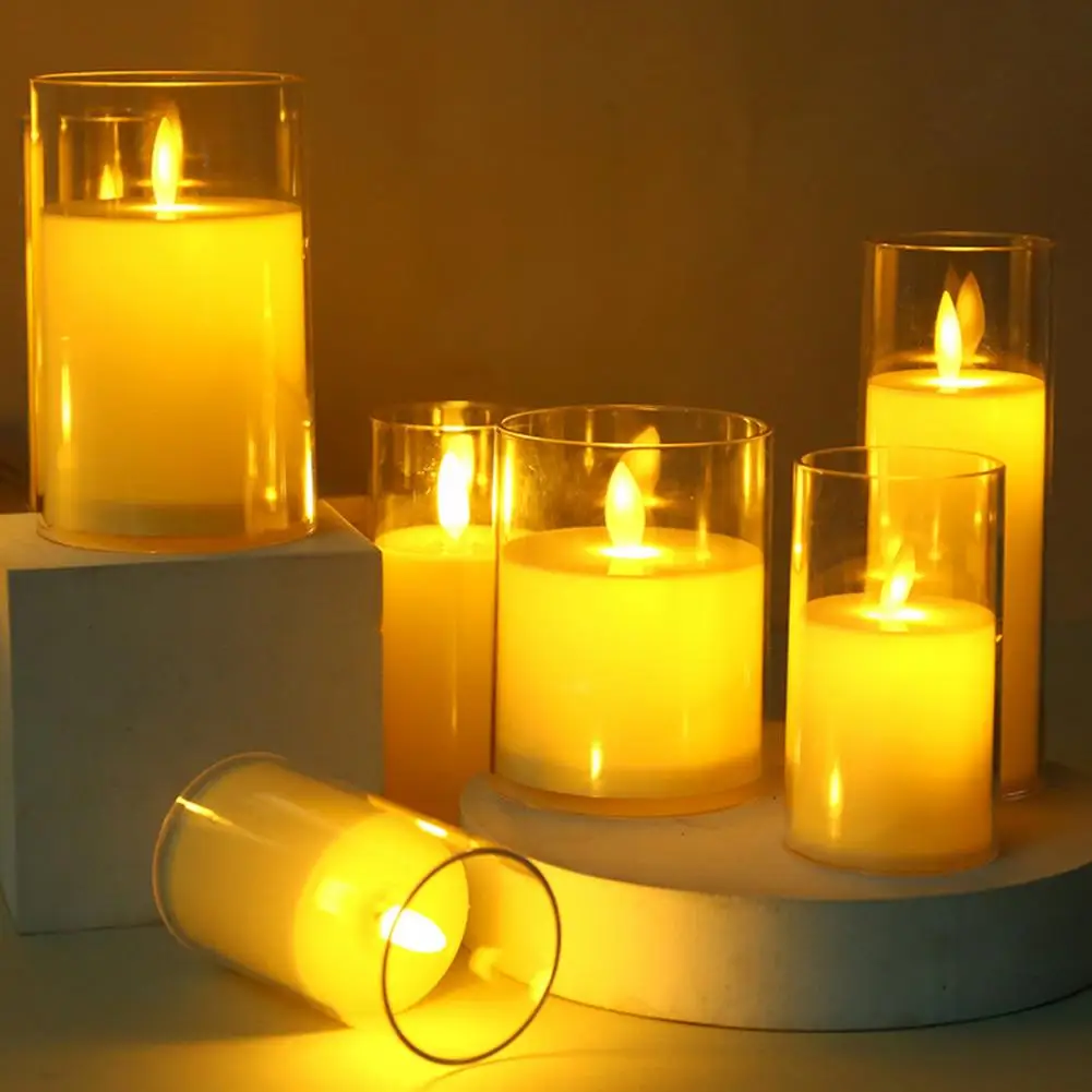 OrnamentalCandleLightWidelyUseElectronicCandleLightSwingWick