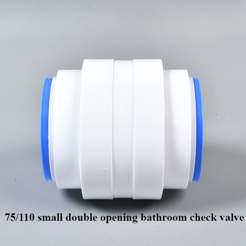 Pipe Exhaust Fan Check Valve Round PVC Range Hoods Backdraft Damper Air Duct Ventilation Grill for Bathroom Kitchen Accessories