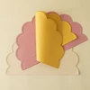 1PC Baby Silicone Placemat BPA Free Cute Cartoon Lion Shape Baby Tableware Solid Color Baby Stuff Heat Insulation Table Placemat 5
