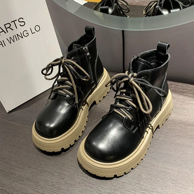 Platform Women Boots Thick Bottom Woman Shoes Classics Boots Fashion Ankle Boots Ladies Casual Loafers Female Shoes 2023 New