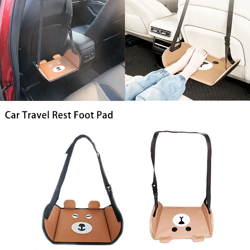 Adjustable Travel Foot Hammock – Car and Airplane Rest Mat for Kids and Adults 1
