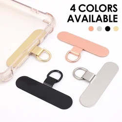 Universal Ultra - Thin Stainless Steel Phone Lanyard Strap Tab (4PCS Mixed)