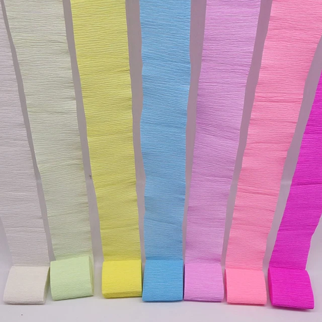 Crepe Paper Streamers Party Decorations  Birthday Crepe Paper Streamers -  Banners, Streamers & Confetti - Aliexpress