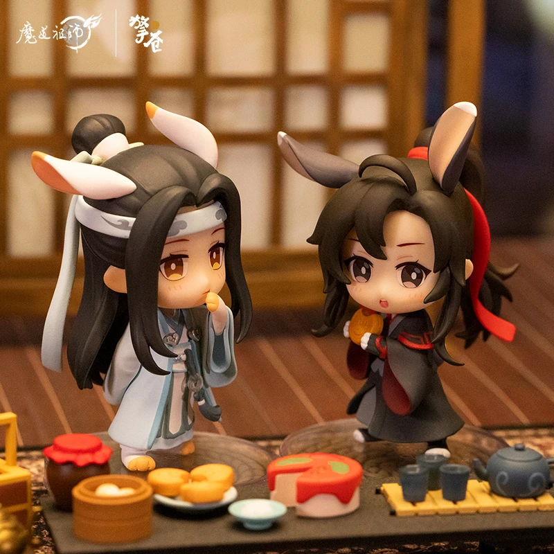 

Mo Dao Zu Shi Wei Wuyang Lan Wangji Genuine PVC Anime Peripheral Doll Ornaments Kawaii Gifts For Children