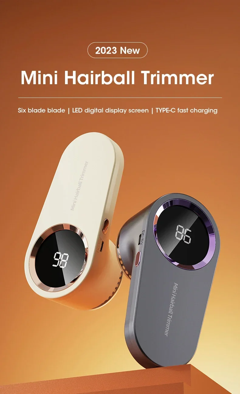 Description Picture 2 of itemLint Remover for Clothing Portable Electric Fuzz Pellet Remover LED Display Rechargeable for Clothes Fabric Shaver Fluff Remover