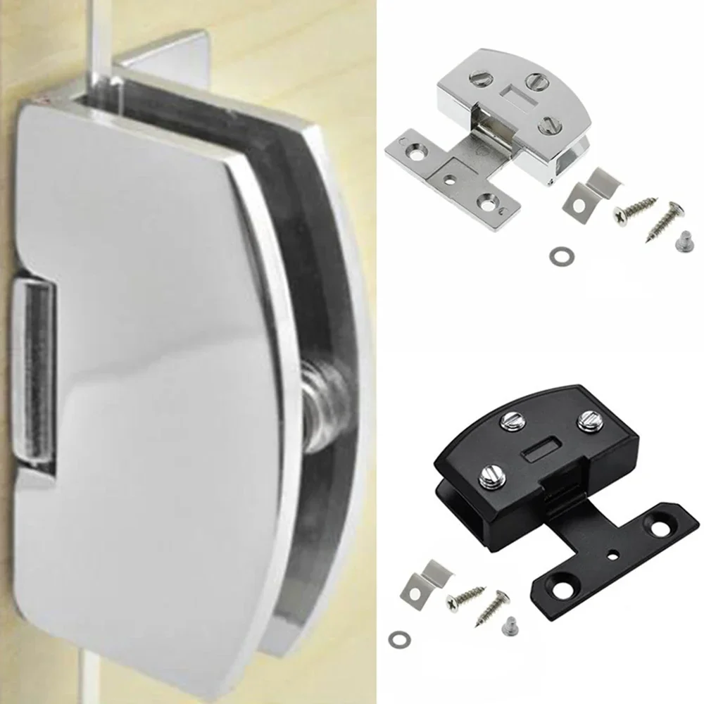 Description Picture 3 of item1 Pcs 47*29*14mm Glass Cabinet Door Hinge Hole Free Hinge Wine Cabinet Door Hinge Cabinet Door Clamp Display Cabinet Hinge
