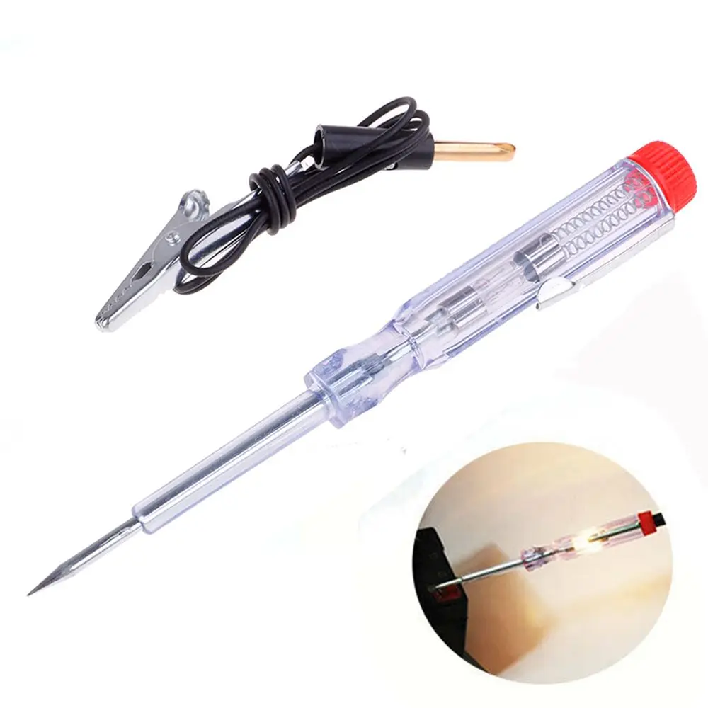 

С зажимом типа «крокодил», тестовые предохранители для автомобиля, мотоцикла и небольших двигателей, тестер цепи, зонд, диагностический инструмент, ручка для тестирования