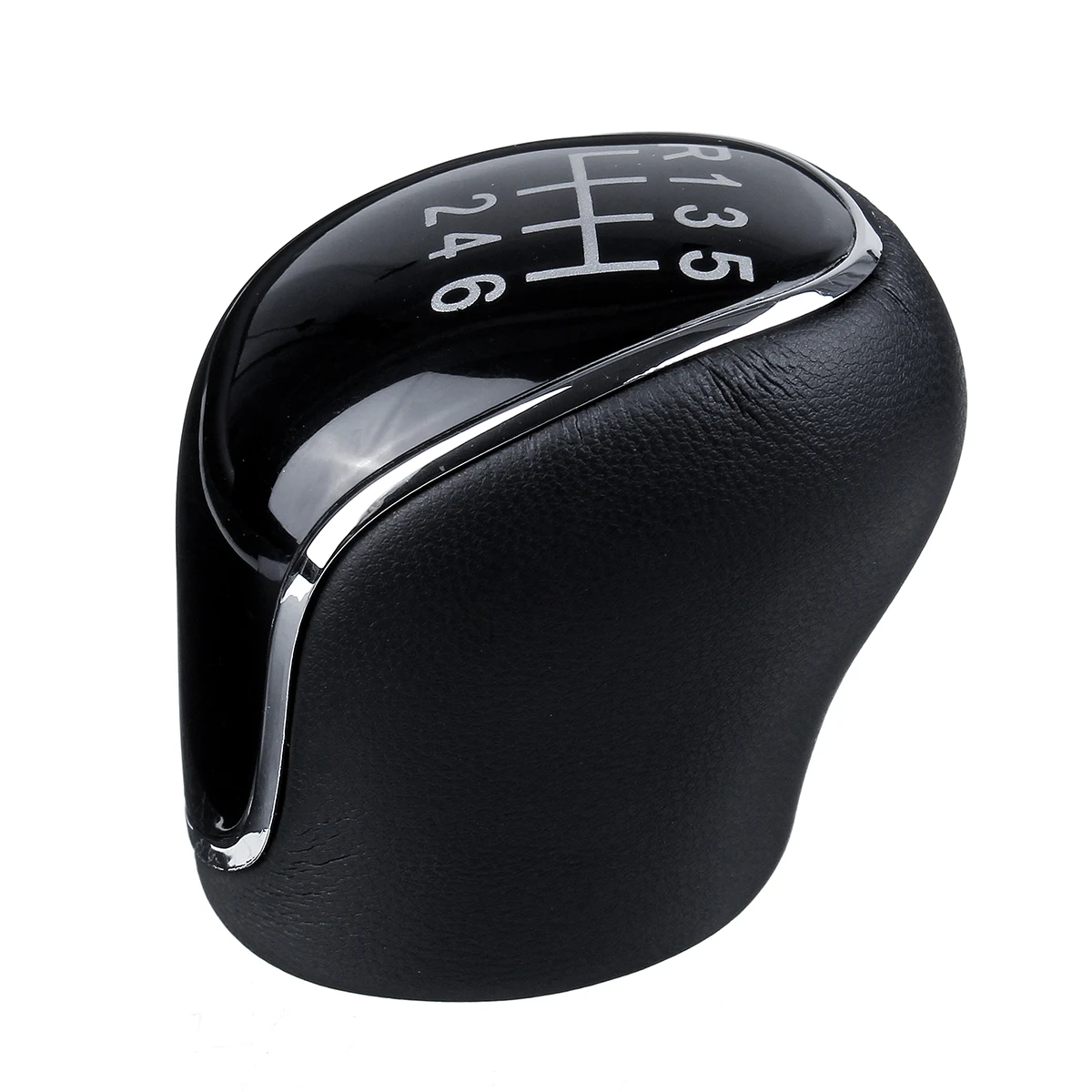 5/6 Speed Gear Stick Knob Head Lever leather Car Adapter Replacement for Ford Mondeo IV Focus MK2 MK3 C-MAX Kuga Car Accessories