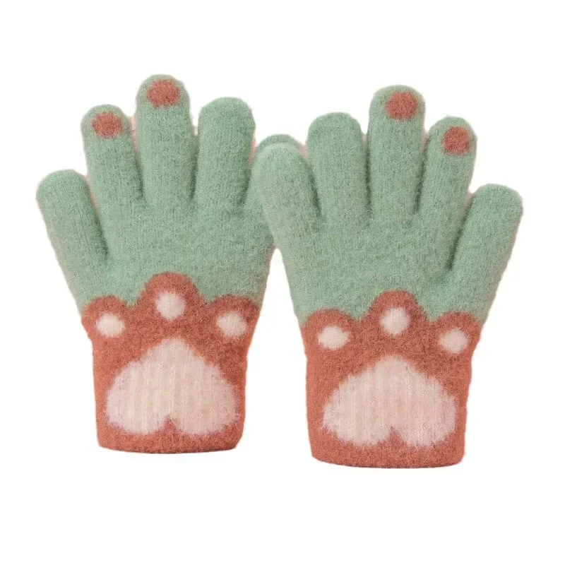 Baby Mittens Cat Gloves 1 Pair Furry for Kids Boy Girl