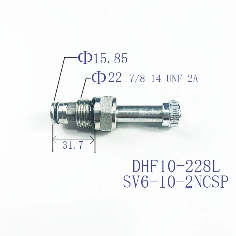 

Screw Insertion Two Position Two-way Normally Closed DHF10-228L SV6-10-2NCSP Solenoid Valve