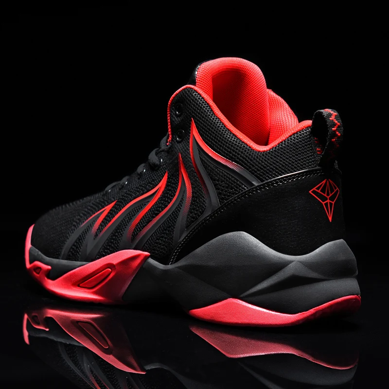 

Big Size 36-48 Men Basketball Sneakers Breathable Mesh Basketball Boots Shock-Absorbant High-top Sneakers Women Outdoor Trainers