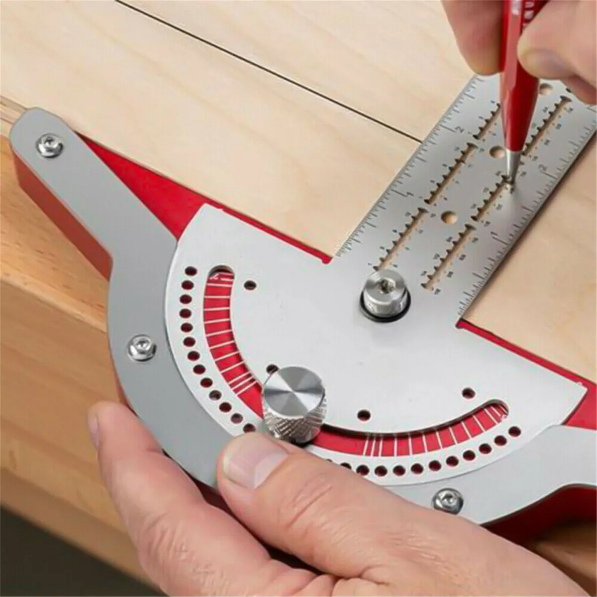 Ultra Precision Marking Ruler Square T Type Woodworking Scriber Measuring Tool