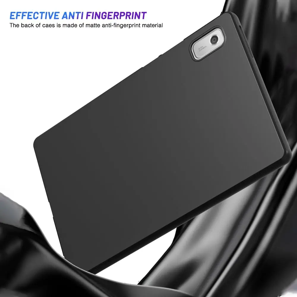 Soft Case For Lenovo Tab M9 M8 4th 8.0 P11 M11 M10 Plus 2nd 3rd 10.6 10.1 Y700 Flexible Silicone TPU Black Protective Back Cover