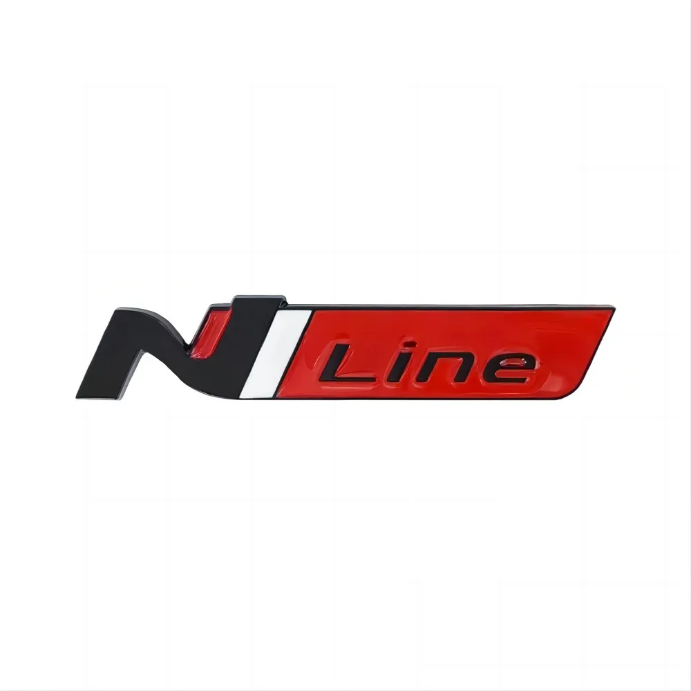 Adesivo Per Auto Red Trunk Fender Nline Emblem Per Hyundai I30 Tucson 2023 I20N I30N Ix35 Accent Tucson Coupe Sonata Accessori