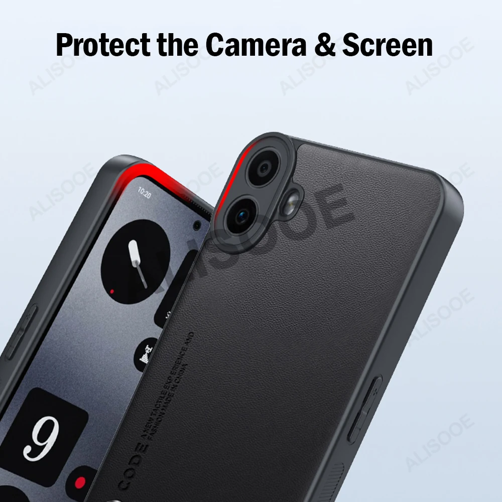 Luxury Shockproof PU-Leather Fiber Texture Phone Case Cover