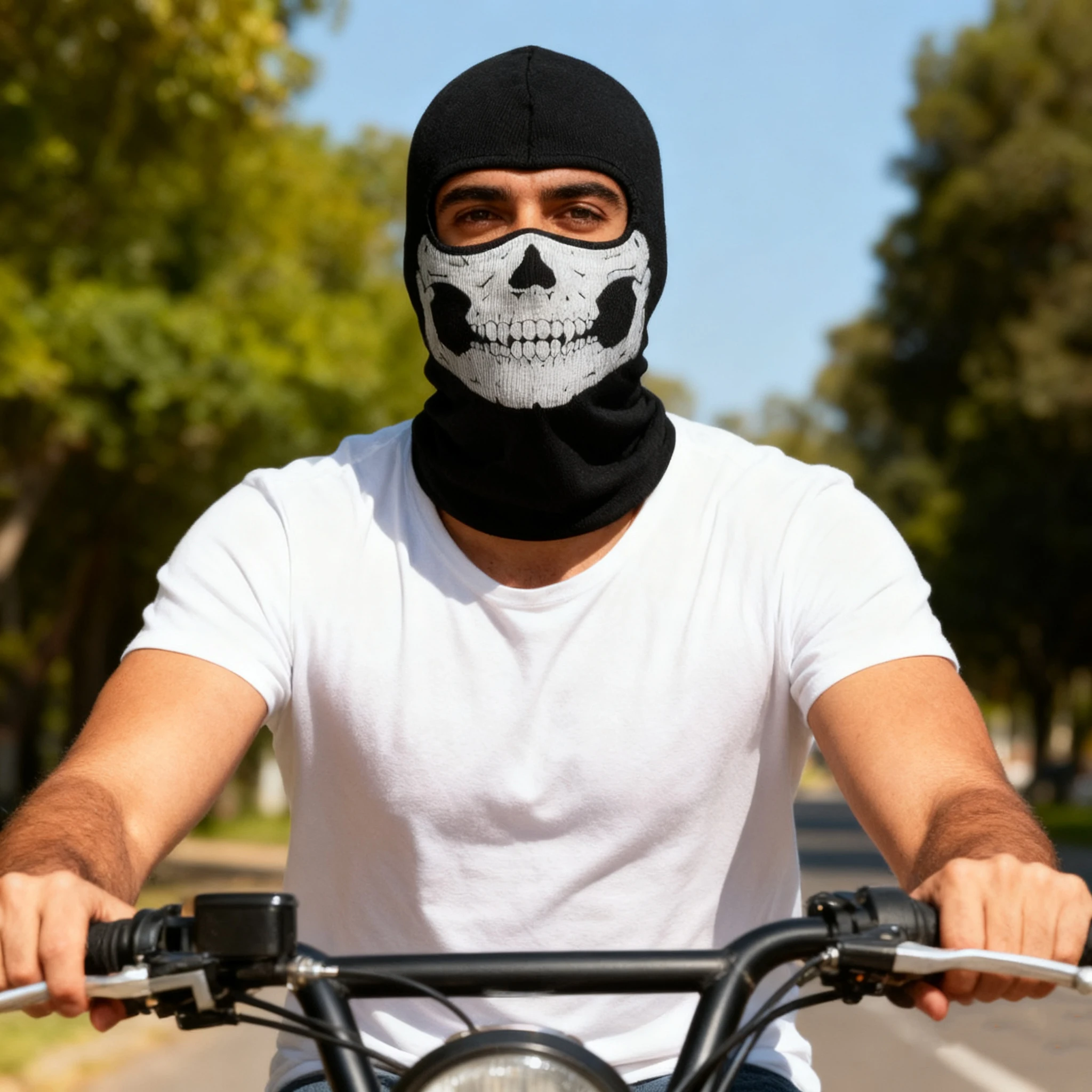 Outdoor Full Face Cover  Cycling Ghost Skull Mask  Bandana  Sport Ski Motorcycle Neck Warmer Party Dress Up Scarves