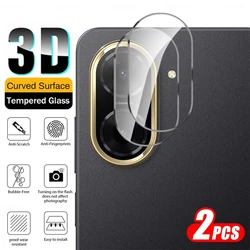 Clear 3D Curved Tempered Glass Camera Lens Protector with Dual Protective Cases for Redmi A5 4G (2Pieces)