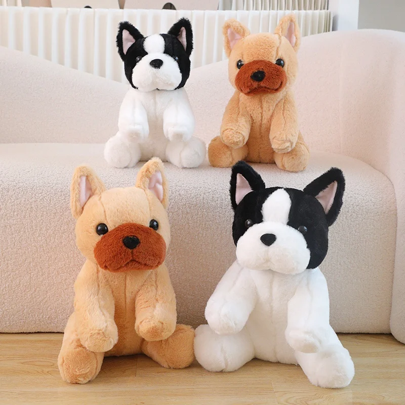 34/42cm Cute French Bulldog Plush Toys Soft Lovely Pillow Stuffed Animals Dog Baby Accompany Plushies Dolls for Kids Girls Gifts