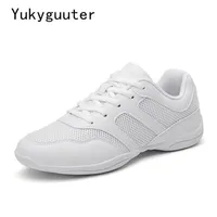 New Dance Shoes Woman Ladies Modern Soft Jazz Girl Sneakers Aerobics Mesh Breathable Lightweight Female Dancing Fitness Sport 1