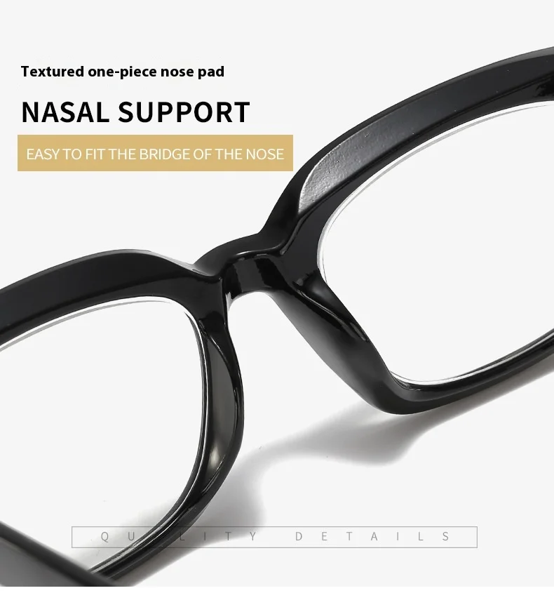 2024 neue modische große Rahmen Anti Blaulicht HD für Männer und Frauen Frühlings bein lesen Presbyopie Brille – Detail 11