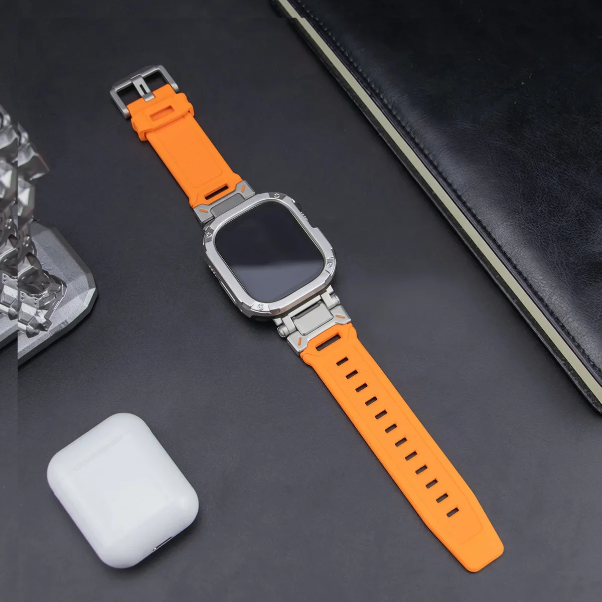 Silicone Strap with TPU Protective Case and Bracelet