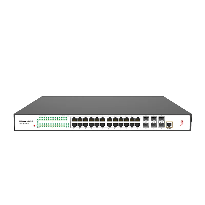 2.5G + 10G L3 관리형 24포트 2.5G POE RJ45 6포트 10G SFP+ 이더넷 장치