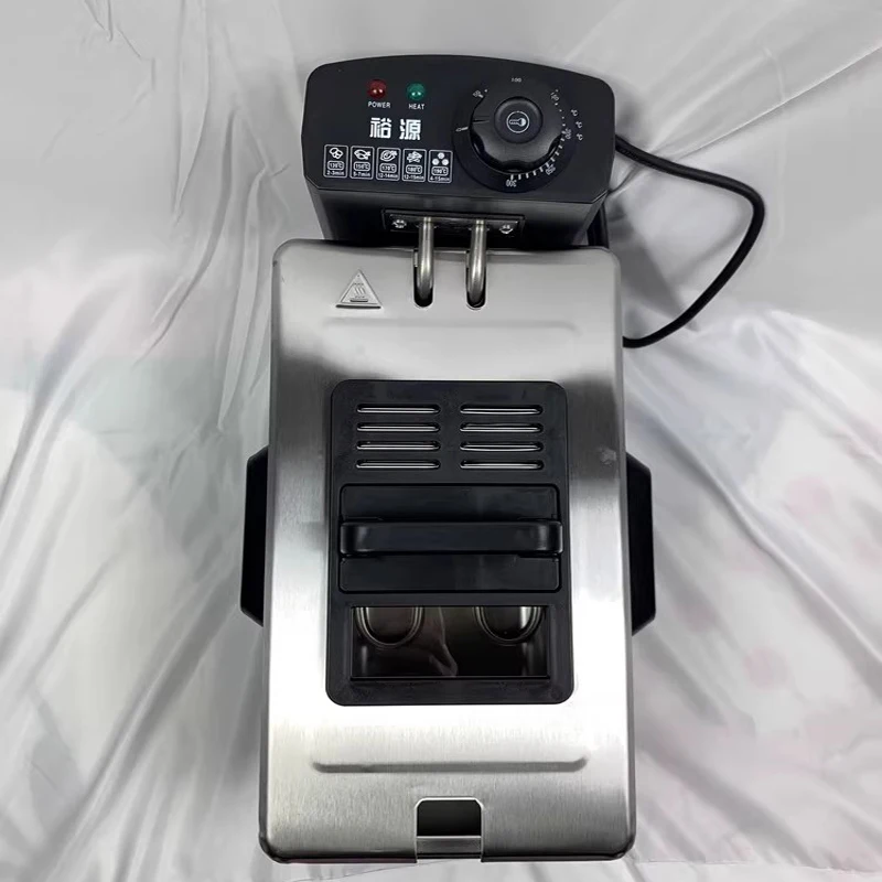 220V electric fryer, 3L French fries, oil hot pot, fried chicken grill, adjustable constant temperature oven