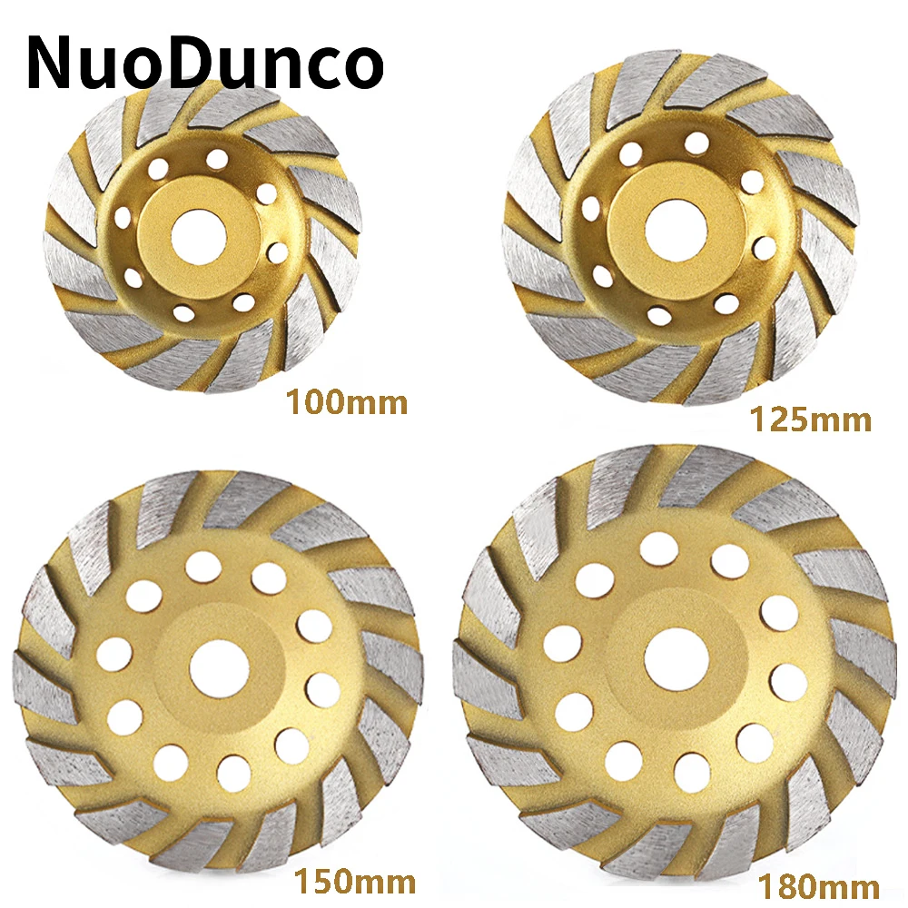 Diamond Segment Grinding Cup Wheel Disc for Concrete Granite Stone Ceramic Grinding Cutting Wheel 1pc 80/100/125/150/180mm